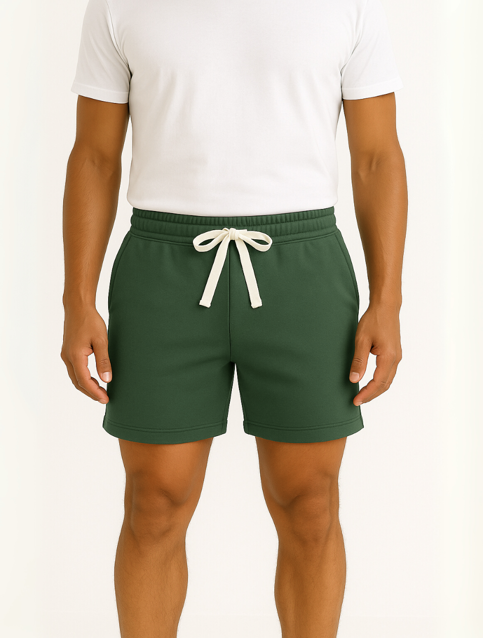 Eloro - Short de survêtement pour hommes avec cordon de serrage à la taille et coupe décontractée
