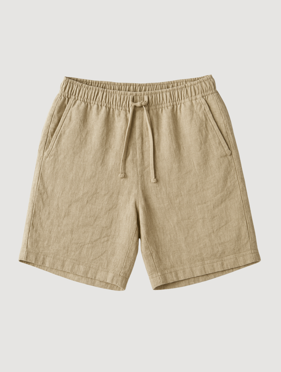 Eloro – Men’s Linen Shorts with Tailored Fit and Drawstring Waist