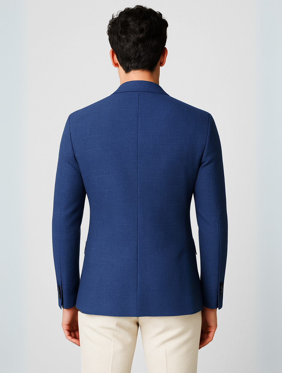 Eloro - Blazer imprimé pour hommes avec coupe ajustée et revers minimal