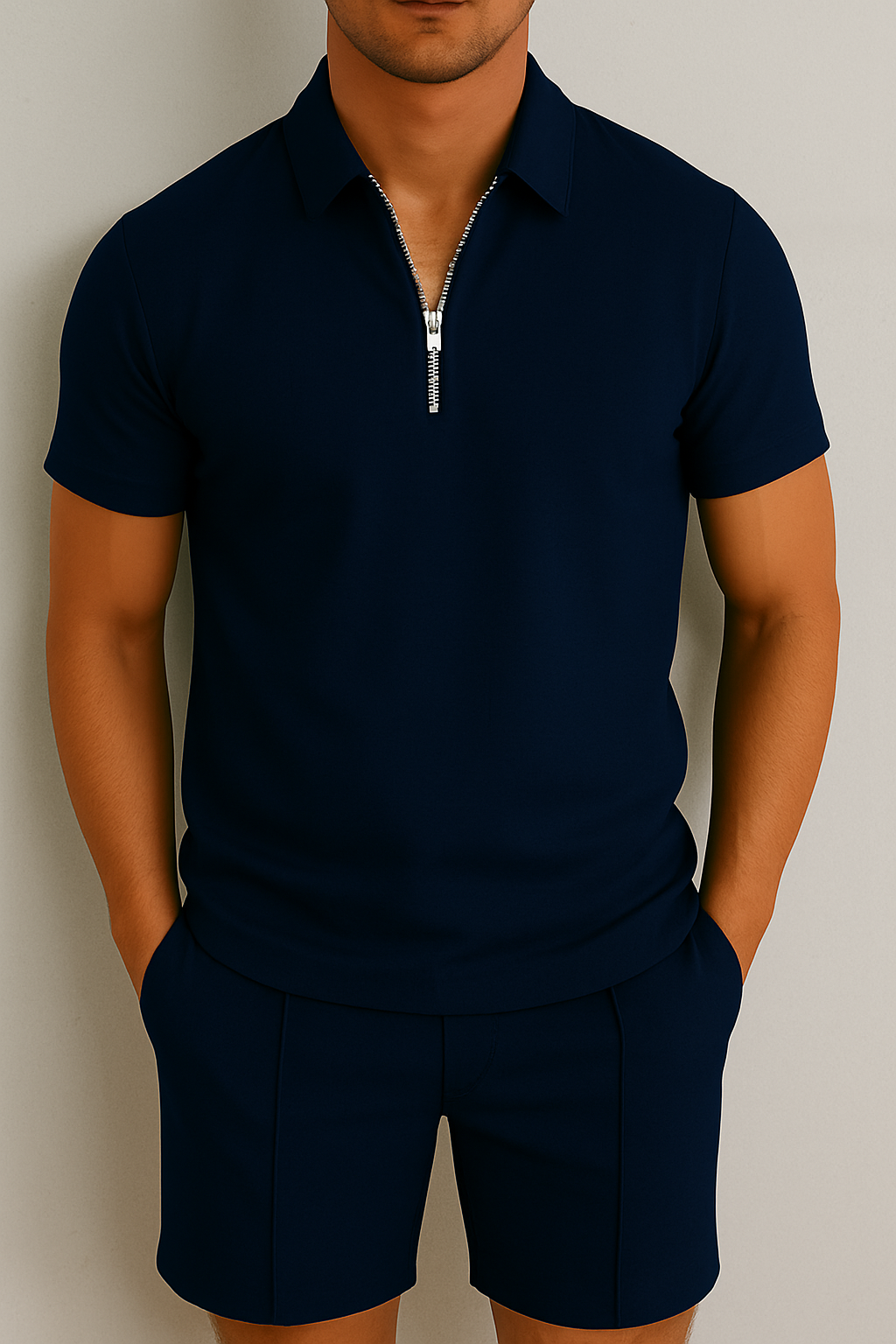 Eloro – Men’s Polo and Shorts Set with Lightweight Fabric and Modern Fit