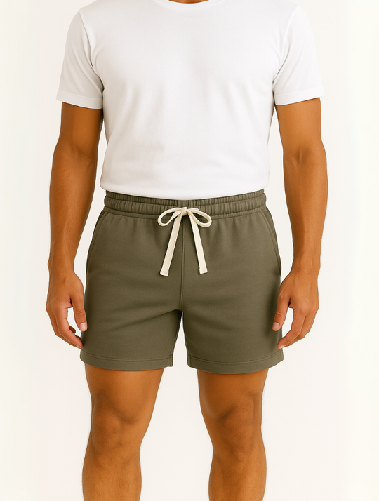 Eloro - Short de survêtement pour hommes avec cordon de serrage à la taille et coupe décontractée