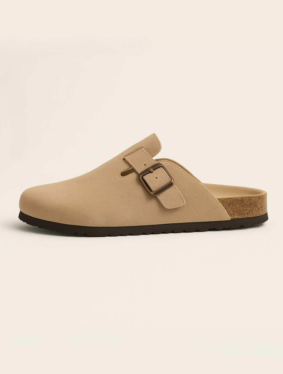 Eloro – Men’s Suede Clogs with Contoured Footbed and Slip-On Design