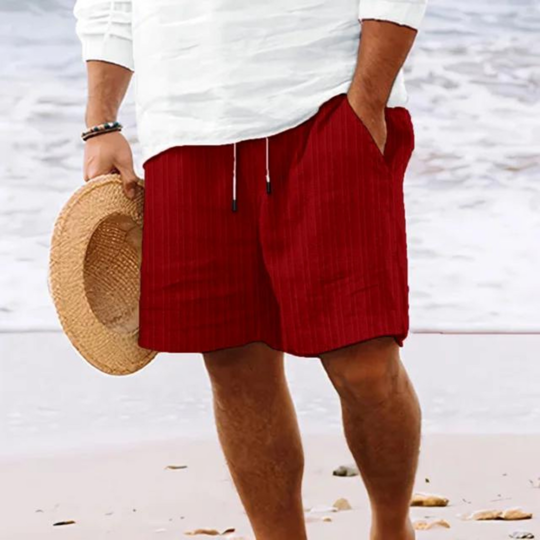 Eloro – Men’s Lightweight Summer Shorts with Elastic Waist and Drawstring