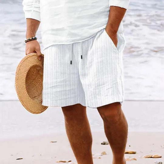 Eloro – Men’s Lightweight Summer Shorts with Elastic Waist and Drawstring