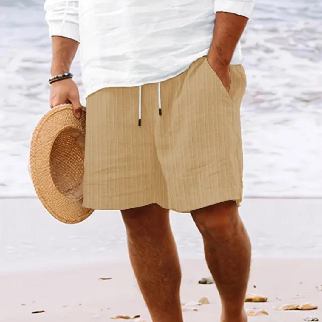 Eloro – Men’s Lightweight Summer Shorts with Elastic Waist and Drawstring