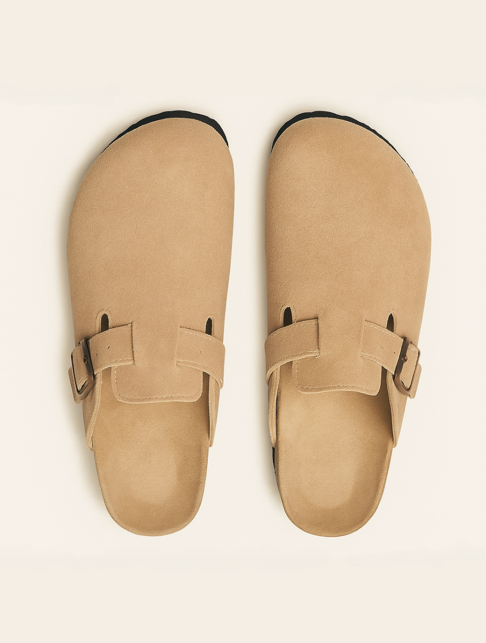 Eloro – Men’s Suede Clogs with Contoured Footbed and Slip-On Design