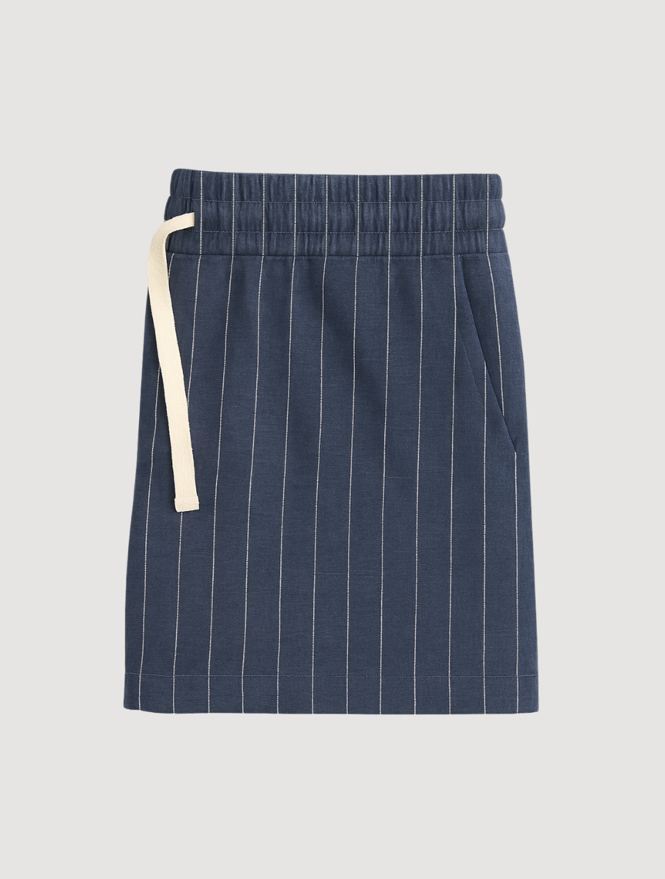Eloro – Men’s Striped Linen Shorts with Relaxed Fit and Drawstring Waist