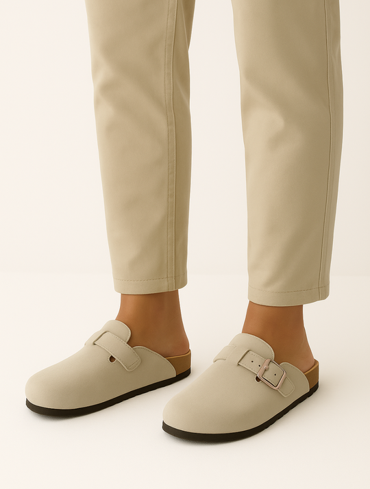 Eloro – Men’s Suede Clogs with Contoured Footbed and Slip-On Design