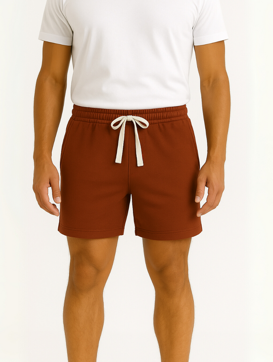 Eloro - Short de survêtement pour hommes avec cordon de serrage à la taille et coupe décontractée