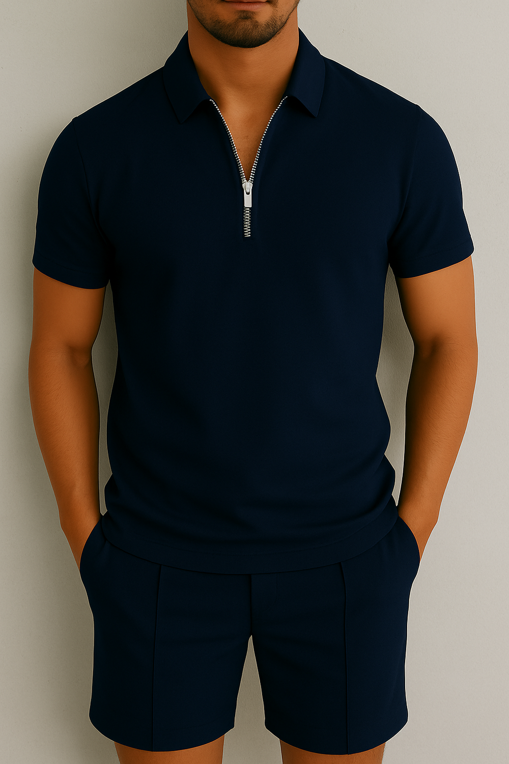 Eloro – Men’s Polo and Shorts Set with Lightweight Fabric and Modern Fit