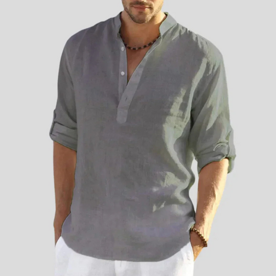 Eloro – Men’s Slim-Fit Shirt with Structured Collar and Breathable Fabric