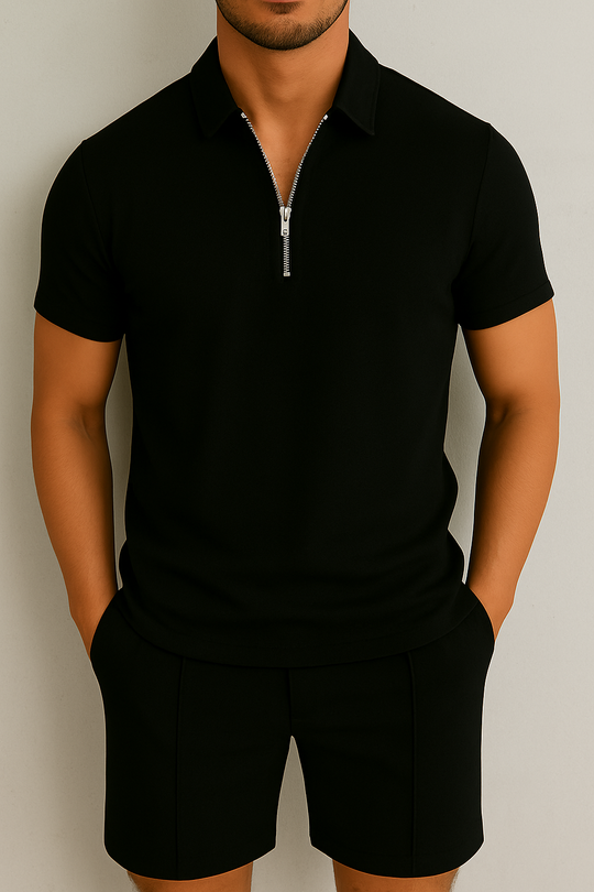 Eloro – Men’s Polo and Shorts Set with Lightweight Fabric and Modern Fit