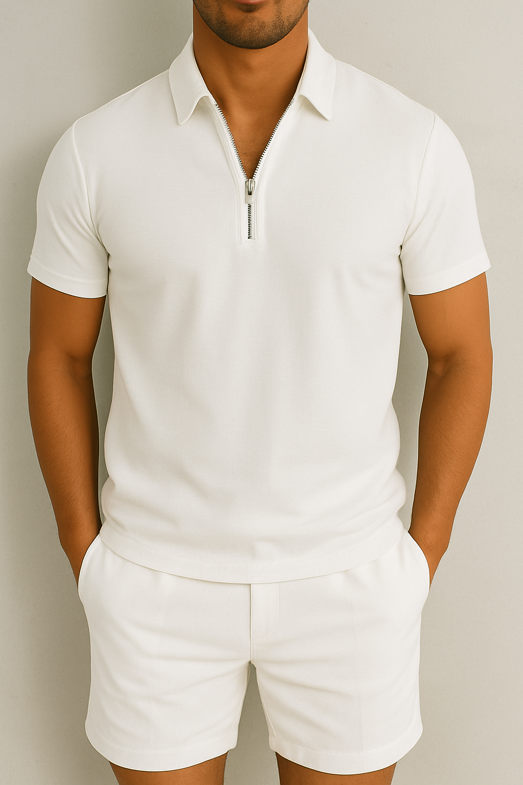 Eloro – Men’s Polo and Shorts Set with Lightweight Fabric and Modern Fit