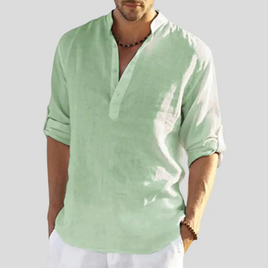 Eloro – Men’s Slim-Fit Shirt with Structured Collar and Breathable Fabric