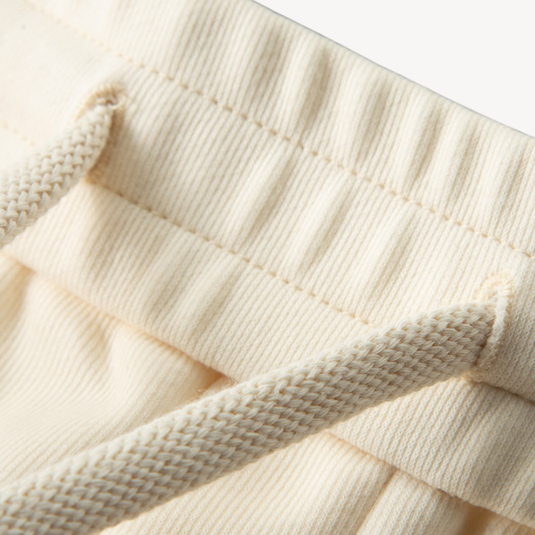 Eloro – Cotton Tracksuit with Half-Zip Top and Joggers