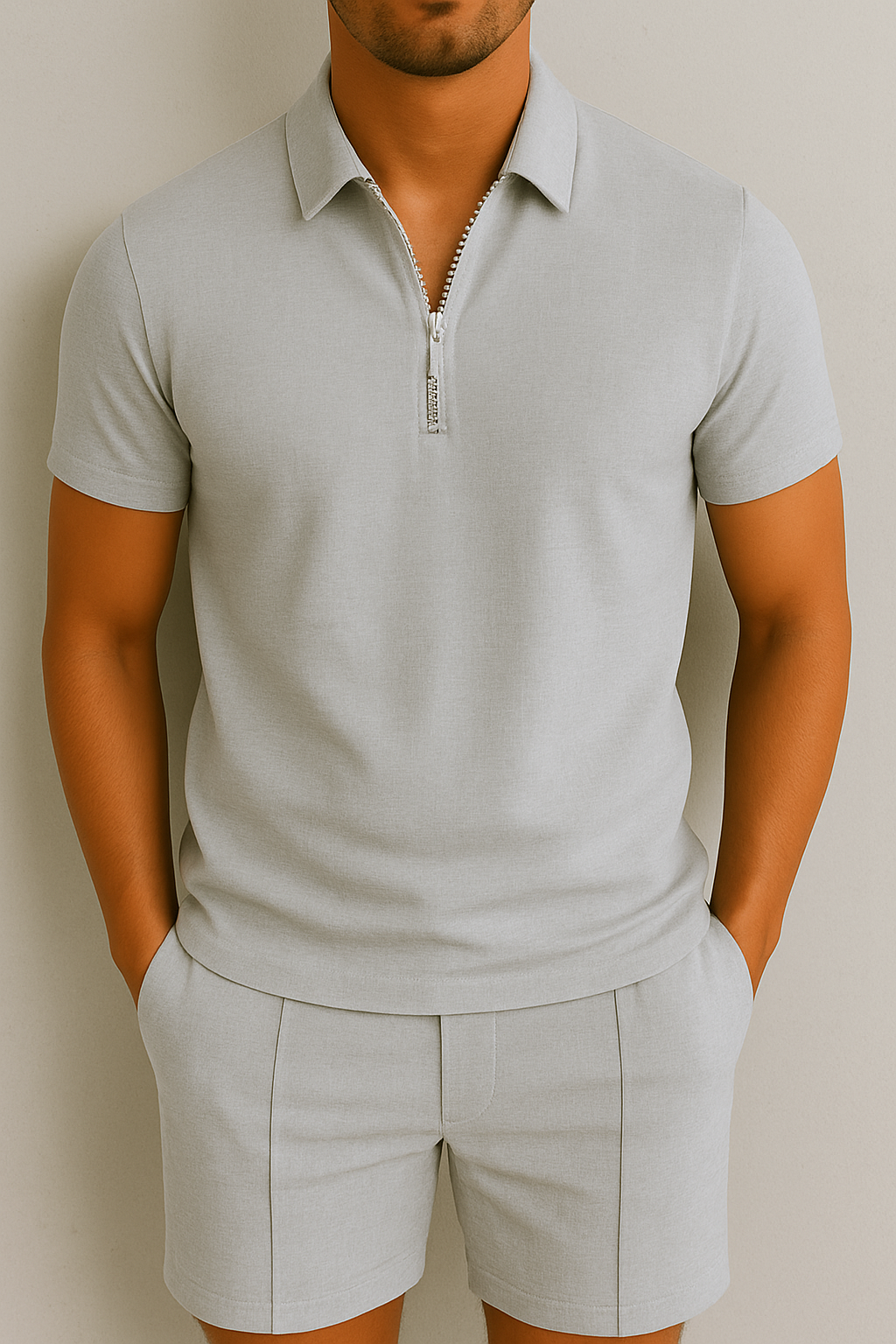 Eloro – Men’s Polo and Shorts Set with Lightweight Fabric and Modern Fit