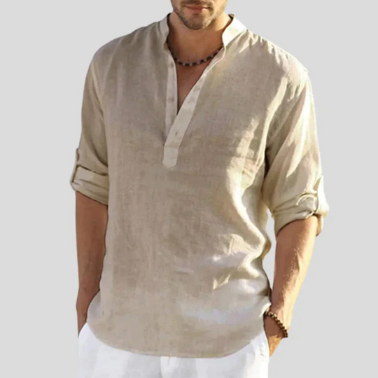 Eloro – Men’s Slim-Fit Shirt with Structured Collar and Breathable Fabric