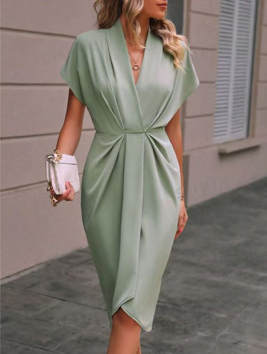Eloro – Midi Wrap Dress with Flattering Silhouette
