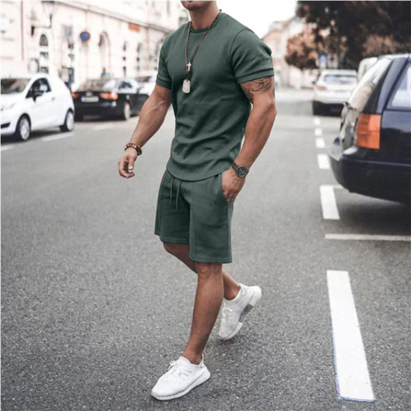 Eloro – Men’s Summer Set with Relaxed Fit and Breathable Fabric