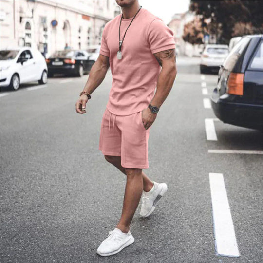 Eloro – Men’s Summer Set with Relaxed Fit and Breathable Fabric