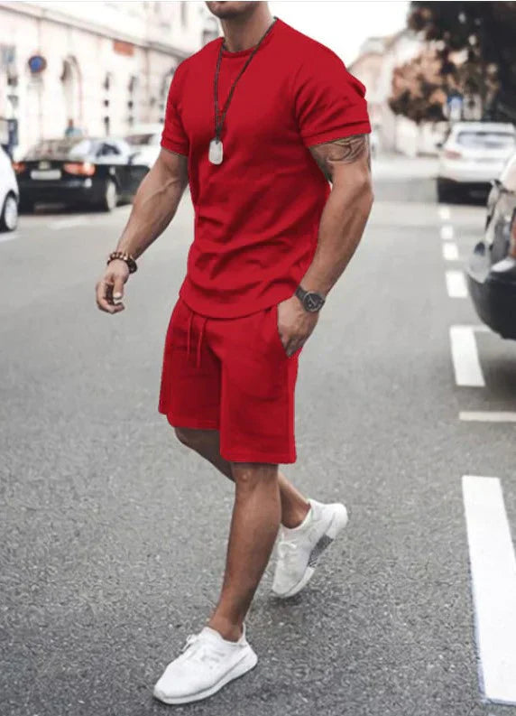 Eloro – Men’s Summer Set with Relaxed Fit and Breathable Fabric