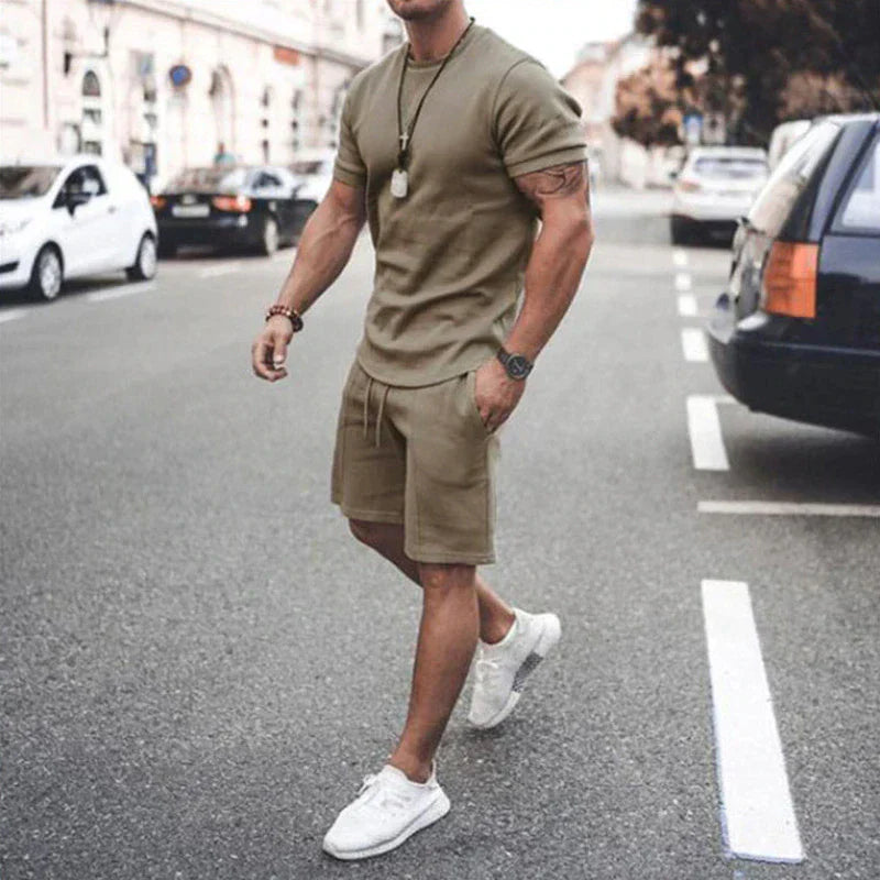 Eloro – Men’s Summer Set with Relaxed Fit and Breathable Fabric