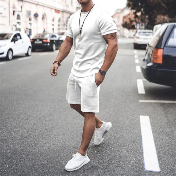 Eloro – Men’s Summer Set with Relaxed Fit and Breathable Fabric