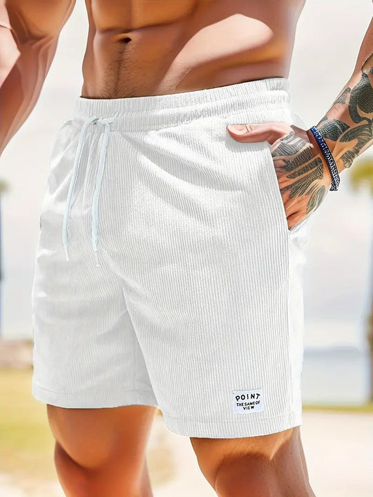 Eloro – Men’s Swim Shorts with Quick-Dry Fabric and Printed Design