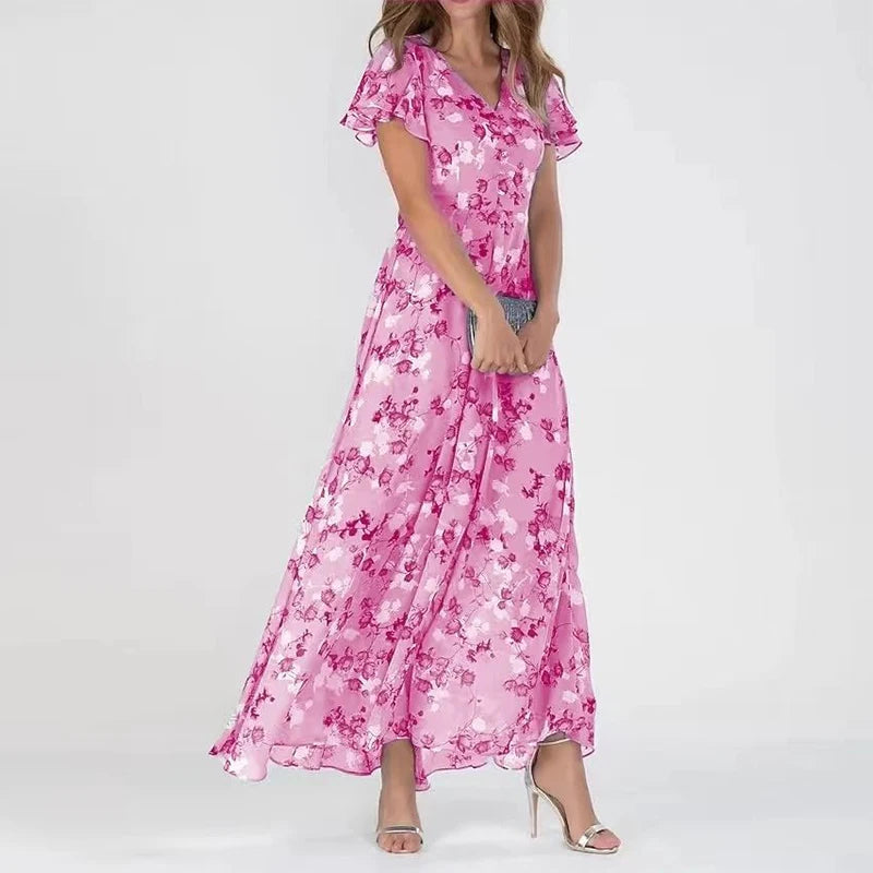 Eloro – Elegant Midi Dress for Women with Timeless Appeal