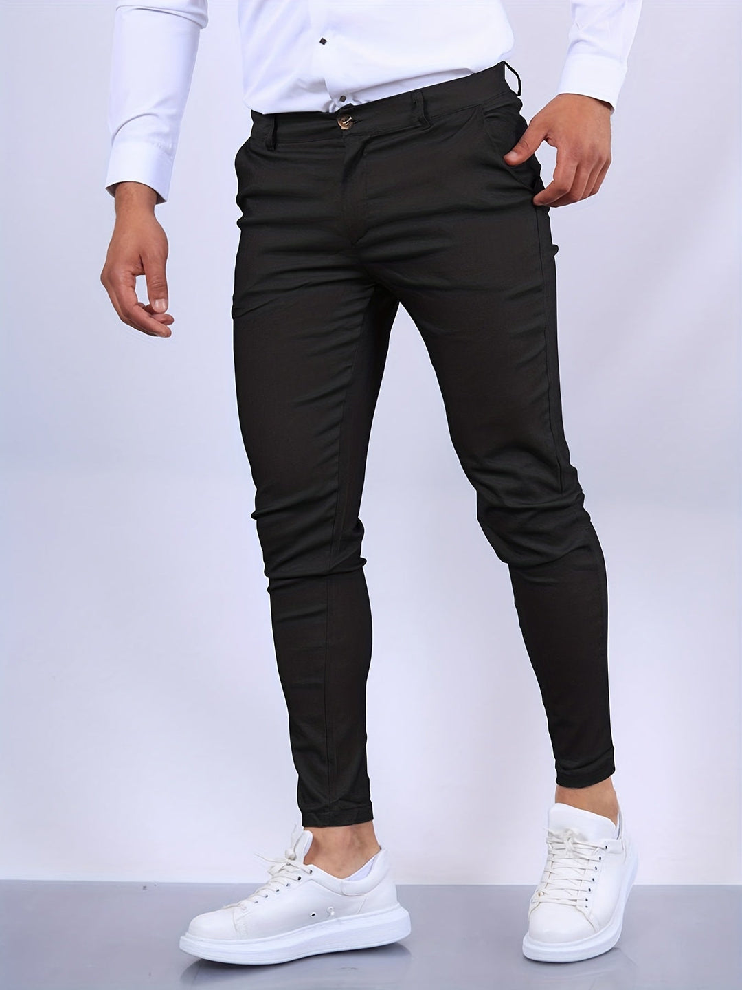 Eloro – Men’s Skinny-Fit Chino Trousers with Tailored Silhouette