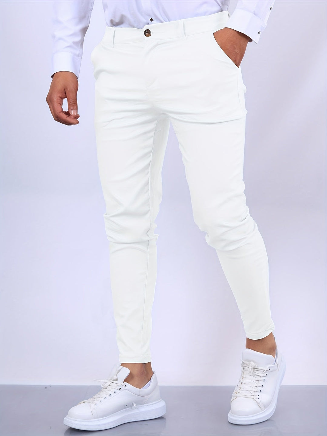 Eloro – Men’s Skinny-Fit Chino Trousers with Tailored Silhouette