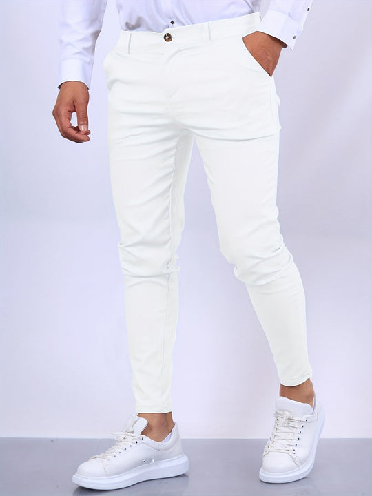 Eloro – Men’s Skinny-Fit Chino Trousers with Tailored Silhouette